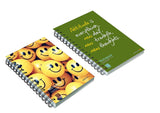 Askprints A5 Notebook (Unruled Wire Bound Spiral Notebook, Multi Color, Pack Of 2)
