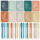 Tellingyou 60 Pcs Positive Affirmation Gift Set Inspirational Notebooks Pen