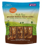 Canine Naturals Peanut Butter Chew - 100% Rawhide Free Dog Treats - Made with Real Peanut Butter - All-Natural and Easily Digest