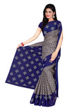 Tamaira Fashion Womens Plain Cotton Saree Without Blouse Piece (973_Grey)
