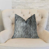 Plutus Brands Plutus Siberain Husky Handmade Throw Pillow, 26 X 26, Gray White Black