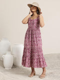 Libas Women'S Cotton Fit And Flare Maxi Dress (29438O_Mauve_Xxl)