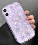 Toycamp for iPhone 12 Mini Case Cute - Women Girly Girls Glitter Phone Cover 12Mini Kawaii Sparkle Bling Shine Aesthetic Pretty