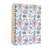 Xxseos Summer Coastal Beach Ocean Spiral Notebook Journal, Gifts for Women