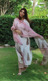 Anni Designer Women'S Rayon Blend Straight Printed Kurta With Pant & Dupatta (Basvan White_S_White_Small),White,S,,,