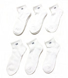 Calvin Klein Mens Socks Cotton Cushioned Above Ankle Athletic MiniCrew Socks (6 Pack), Size Shoe Size: 712, White