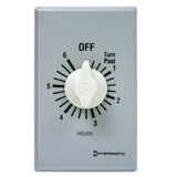 Intermatic FF46H 6Hour Spring Loaded Wall Timer DPST No Hold Enhance Energy Efficiency with Universal Compatibility Automat