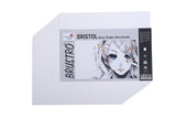 Brustro Artists Small Bristol Paper | 250 Gsm, 50 Sheets, Size (Small) |10X14 Cm| Ideal For Solvent Based Markers, Ink, Airbrush
