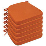 Sunsleek Chair Cushions for Dining Chairs D-Shaped Seat Cushions Chair Pads