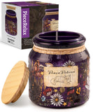 PieceRelax 3D Puzzle Jar 96 Plastic Pieces for Adults - Peace Potion - Use Includes Divider as Pen and Utensils Holder with Wood