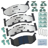 Bendix Fleet Metlok MKD86FM Brake Pads for Imperial,Newport,New Yorker,Town & Country,Dodge B100,B150,B200,B250,B300,B350,B1500,