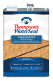 Thompsons WaterSeal Transparent Waterproofing Wood Stain and Sealer, Desert Tan, 1 Gallon