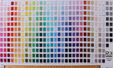 24.5 X 44 Panel Color Swatches Chart Rainbow Kona Cotton Fabric Panel (D467.58)