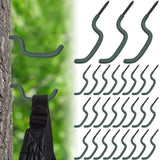 Amylove 10 Pcs Bow Hangers for Tree Stand Bow Hooks for Hunting Archery Bow Hunting Accessories Tree Stand Accessories Bow Gear