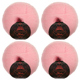 JubileeYarn Mohair Elixir Yarn - 50g/Skein Baby Wool Blend - Dragonfruit Daiquiri - 4 Balls