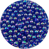 Mulutoo 1000Pcs 6mm Acrylic AB Colors Round Beads Acrylic Beads Round Spacer Beads with Hole for Earring Bracelet Necklace Key C