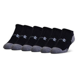Under Armour MenS Resistor 3.0 No Show Socks, Black/Graphite, XLarge