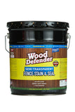 Wood Defender - Semi-Transparent Fence Stain- Sable Brown- 5 Gallon