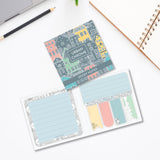 House of Edi Creative Beautiful Designs and Boho Sticky Notes, 25 of Each of the Flags (Urban Chrome)