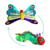 KIDS PREFERRED World of Eric Carle, The Very Hungry Caterpillar Butterfly Reversible Stuffed Animal Plush Toy, 16,Green