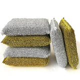 Dish Sponges Kitchen Scrubber 6 Pack Non Scratch Steel Wool Scrubber Esponjas para Lavar Platos Multipurpose Thickened Sponges