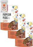 Aurora Pet Bundle (3) Parmesan Pecks Beef, Parmesan & Blueberry Recipe Dog Treats (Each 8 oz) with AuroraPet Wipes