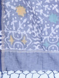 Anni Designer Women'S Cotton Blend Straight Printed Kurta With Pant & Dupatta (Tingu Blue_S_Blue_Small),Blue,S,,,