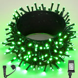 WBao Christmas Lights Indoor Outdoor 300LED 108ft, Super Bright LED Christmas String Lights with UL Certified, 8 Light Modes, Ti