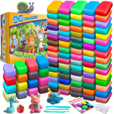 Magic Clay - Air Dry Clay 96 Colors, Modeling Clay for Kids with Tools, Soft & Ultra Light, Toys Gifts for Age 3 4 5 6 7 8+ Year