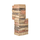 Wallwell 1.77 Inch Deep 3D Faux Stone Corner Panels Matching 6 Piece Set for Seamless 90 Degree Vertical Transition Interlocking