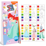 YPLUS Pocket Watercolor Book for Toddler, Art Activities Craft Toys Watercolor Painting Paper for Kids Gift Drawing with Brush-