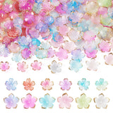 Sparkeads 360 Pcs Acrylic Bead Caps Flower Beads Floral Beads Cherry Blossom Beads Spacer Beads Assorted Loose Beads for Jewelry