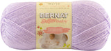 Bernat Softee Baby Yarn3 Pack (3) Light Gauge 100% Acrylic 5oz Lilac Machine Wash & Dry