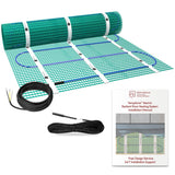 WarmlyYours Radiant Floor Heating System 3 x 3 ft. - Electric Heated Floor Mat Provides Fast, Even Radiant Heat - Ideal In Floor