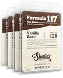 Shortie's Candle Company Vanilla Bean Wax Melts Bulk Pack - Formula 117-4 Highly Scented 3 Oz. Bars (12 Oz. Total) - Made with N