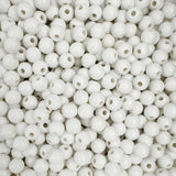 900 Round White Acrylic Beads 8mm Diameter with 2mm Hole
