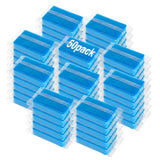 Ovveroche 50 Pcs Individually Wrapped Sponges for Airbnb Apartment Blue