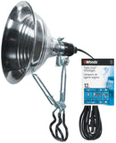 Woods 2839 18/2 Gauge Spt-2 Tight Grip 150-Watt Clamp Lamp With 8.5-Inch Reflector 12-Foot -Like New