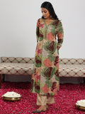 Libas Women'S Linen Kurta Set (49052 Multicolour M