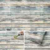 Arthome Rustic Wood Contact Paper Peel and Stick Self-Adhesive Wallpaper,Decorative Vinyl Film for Furniture Countertop,Easy to