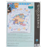 DIMENSIONS 3171 Twinkle Twinkle Twinkle Quilt Stamped Cross Stitch Kit, 34 W x 43 H White