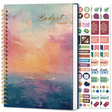 Aesthetic Budget Planner - Monthly Finance Planner with Expense Tracker Notebook, Undated Bill Organizer to Manage Your Finances
