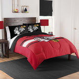 NORTHWEST Officially Licensed Chicago Blackhawks NHL Team Comforter Set - Microfiber Full/Queen Comforter & Sham with Hockey Log