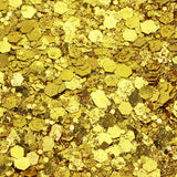 Penta Angel Chunky Glitter 50g/1.76oz Metallic Glitter Powder Craft Sequins Flakes for Resin Art Nail Makeup Face Body Festival
