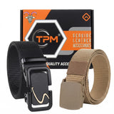 Tpm MenS Stylish Belt Combo Pack Of 2 | Heavy Duty Woven Belt | Automatic Metal Buckle Casual Belt For Men. Has456