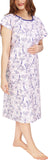 NY Threads Hospital Gown, Soft and Stylish Patient Gown (LargeXLarge, Vines Pink)