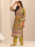 Libas Womens Printed Crepe Straight Kurta With Palazzos Multicolour M 39008