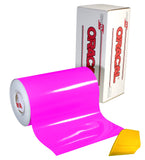 ORACAL 6510 Fluorescent Hot Pink Cast Vinyl Wrap 12 x 30 Roll Including Hard Yellow Detailer Squeegee (1 Roll Pack)