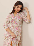 Libas Women'S Cotton Kurta Set (400449_Off White_Xxl)