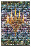 Trends International Magic: The Gathering - Collage Wall Poster, 14.725 x 22.375, White Framed Version